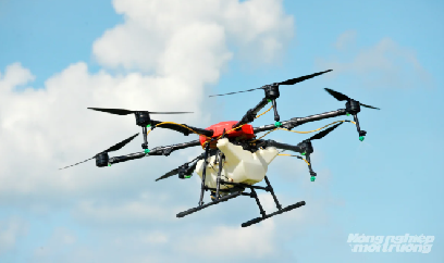 Đưa drone vào vườn cây ăn trái